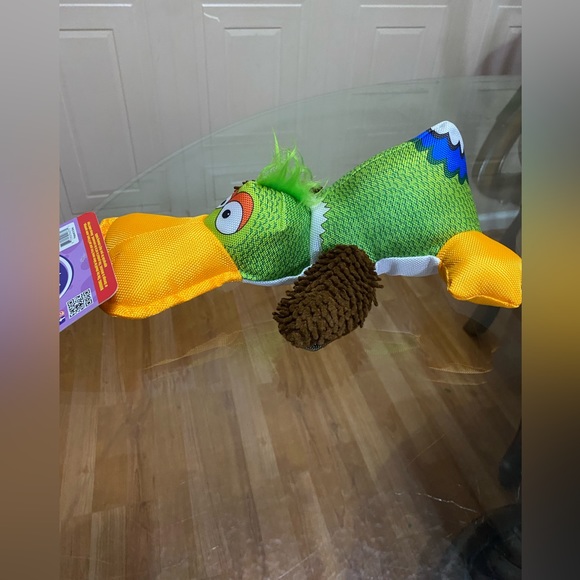 - Happy Tails Duck Dog Toy With Squeaker Very Durable Plush 10” - Picture 1 of 7